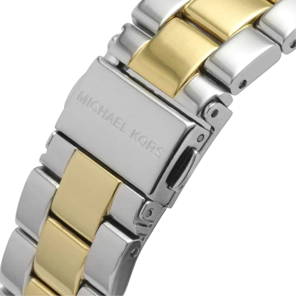 Michael Kors Lennox Three-Hand Gold Dial Two Tone Steel Strap Watch For Women - MK6988 Buy Now By Michael Kors