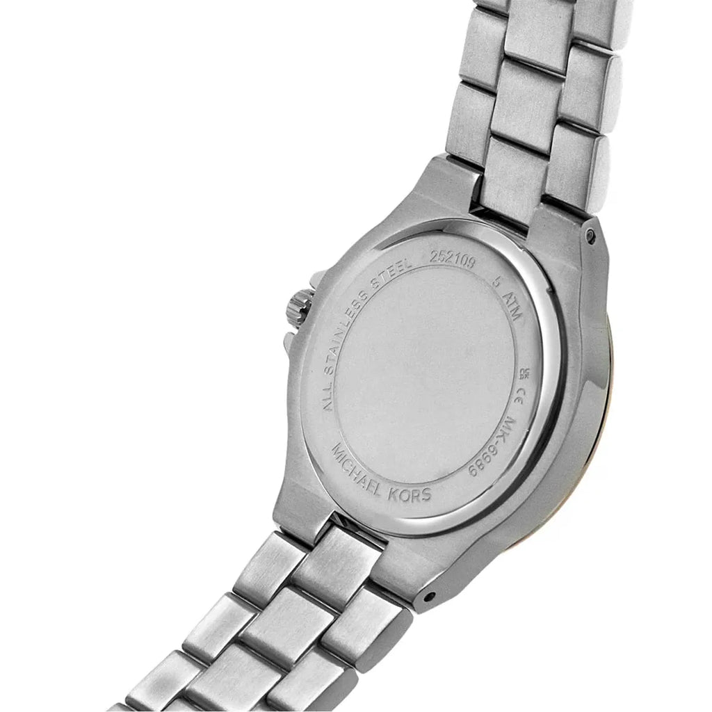 Michael Kors Lennox Three Hand Quartz Silver Dial Two Tone Steel Strap Watch For Women - MK6989 Buy Now By Michael Kors