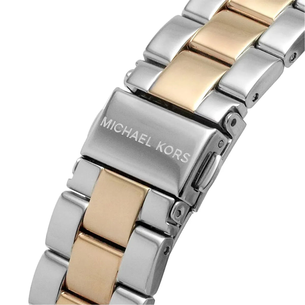 Michael Kors Lennox Three Hand Quartz Silver Dial Two Tone Steel Strap Watch For Women - MK6989 Buy Now By Michael Kors