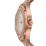 Michael Kors Lennox Three Hand Crystals Rose Gold Dial Rose Gold Steel Strap Watch For Women - MK6992 Buy Now By Michael Kors