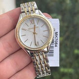 Michael Kors Mindy Three Hand White Dial Two Tone Steel Strap Watch For Women - MK7084 Buy Now By Michael Kors
