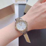 Michael Kors Mindy Three Hand White Dial Two Tone Steel Strap Watch For Women - MK7084 Buy Now By Michael Kors