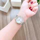 Michael Kors Mindy Three Hand White Dial Two Tone Steel Strap Watch For Women - MK7084 Buy Now By Michael Kors