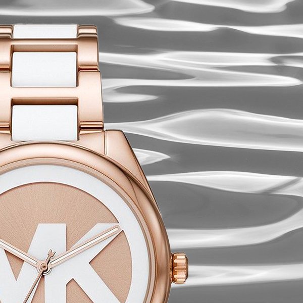 Michael Kors Janelle Three Hand Rose Gold Dial Two Tone Steel Strap Watch For Women - MK7134 Buy Now By Michael Kors