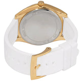 Michael Kors Janelle Three Hand Silver Dial White Rubber Strap Watch For Women - MK7141 Buy Now By Michael Kors