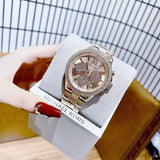 Michael Kors Bryn Chronograph Rose Gold Dial Rose Gold Steel Strap Watch For Women - MK7200 Buy Now By Michael Kors