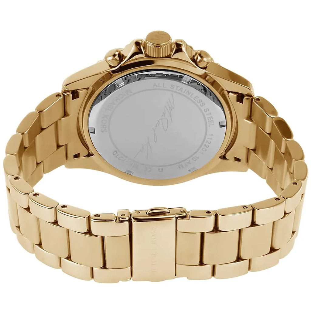Michael Kors Everest Chronograph Gold Dial Gold Steel Strap Watch For Women - MK7210 Buy Now By Michael Kors