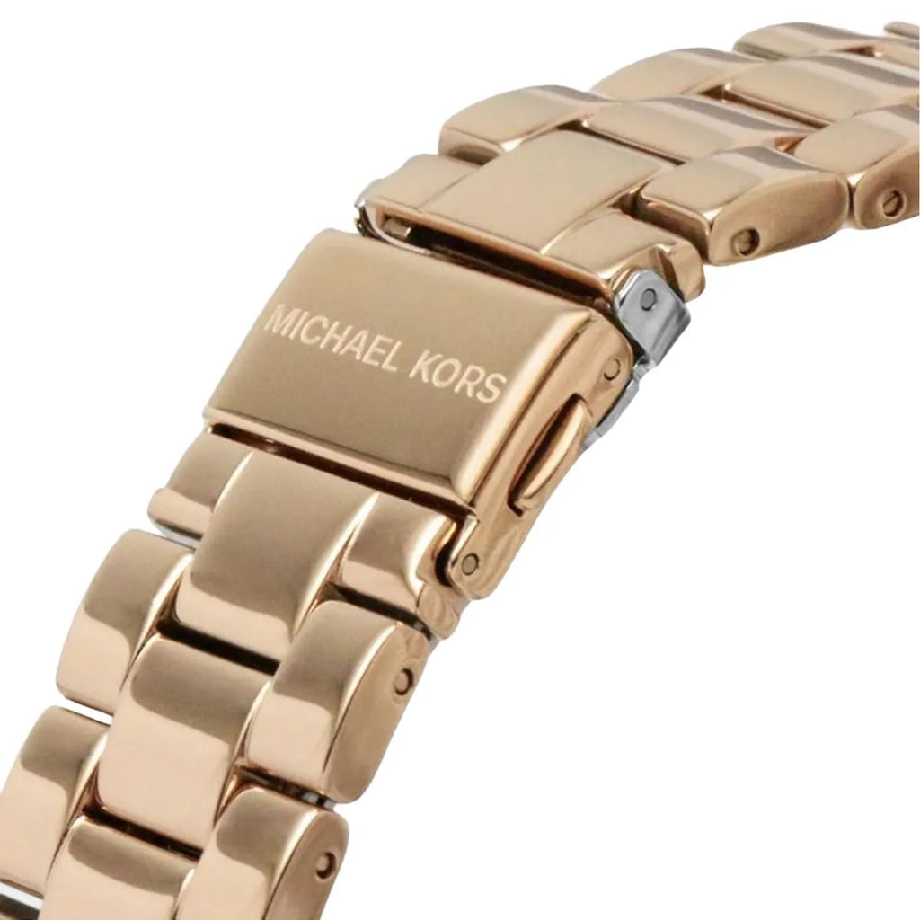 Michael Kors Everest Chronograph Silver Dial Rose Gold Steel Strap Watch For Women - MK7213 Buy Now By Michael Kors