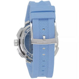 Michael Kors Sidney Multifunction Crystals Silver Dial Blue Rubber Strap Watch for Women - MK7220 Buy Now By Michael Kors