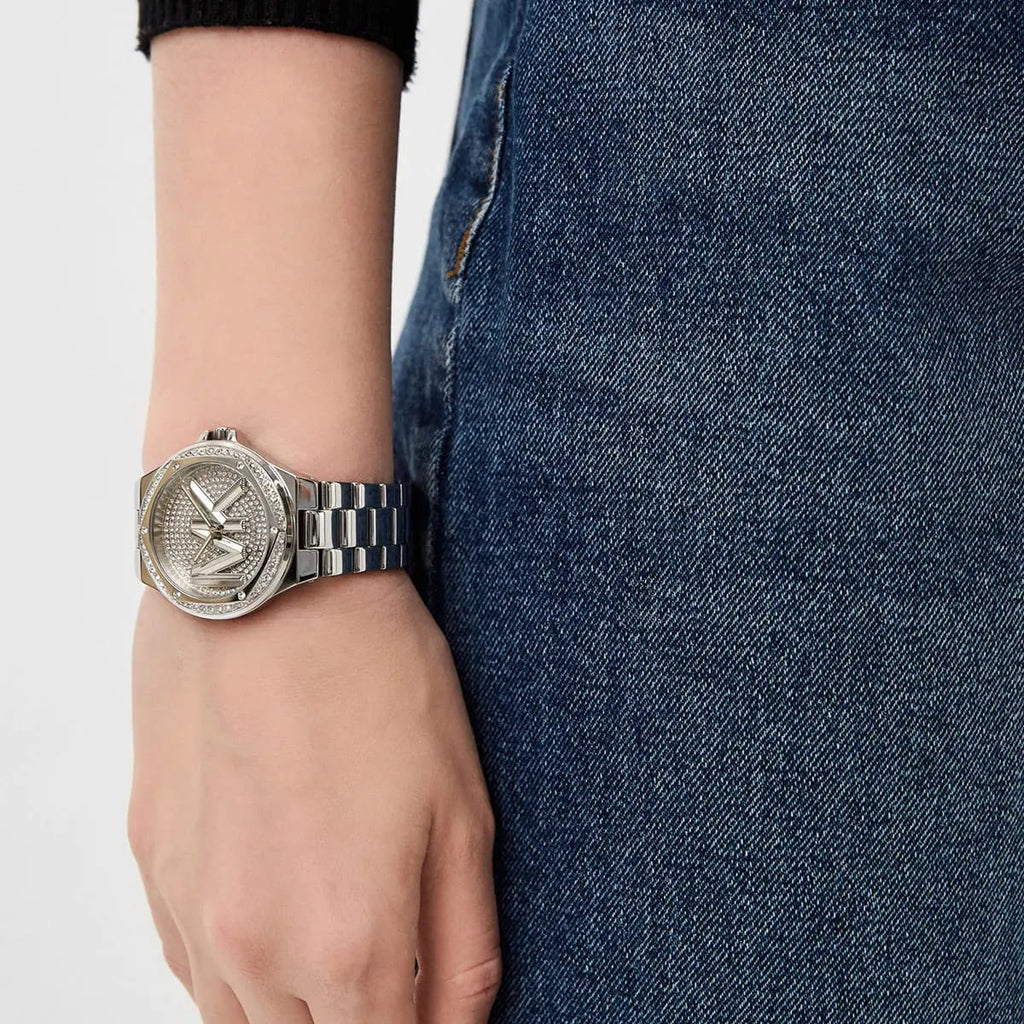 Michael Kors Lennox Quartz Silver Dial Silver Steel Strap Watch For Women - MK7234 Buy Now By Michael Kors