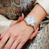 Michael Kors Lennox Quartz Silver Dial Silver Steel Strap Watch For Women - MK7234 Buy Now By Michael Kors