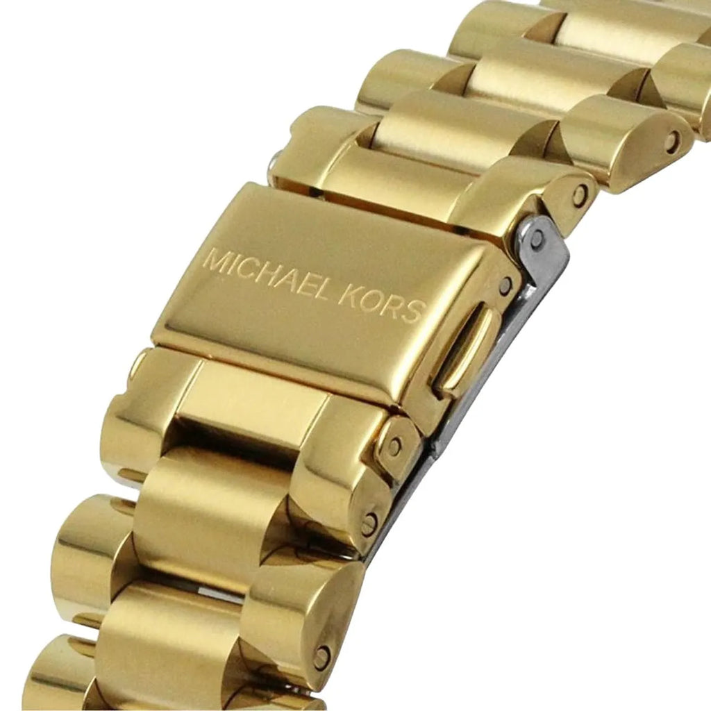 Michael Kors Lexington Mother of Pearl White Dial Gold Steel Strap Watch For Women - MK7241 Buy Now By Michael Kors