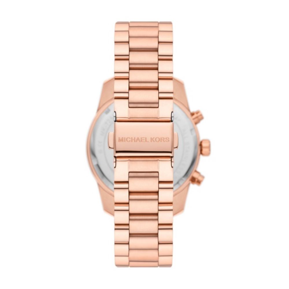 Michael Kors Lexington Chronograph Rose Gold Dial Rose Gold Steel Strap Watch for Women - MK7242 Buy Now By Michael Kors