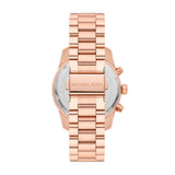Michael Kors Lexington Chronograph Rose Gold Dial Rose Gold Steel Strap Watch for Women - MK7242 Buy Now By Michael Kors