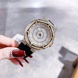 Michael Kors Lennox Three Hand Crystals Silver Dial Black Silicone Strap Watch For Women - MK7247 Buy Now By Michael Kors