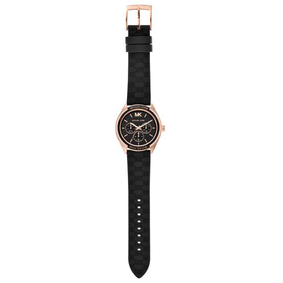 Michael Kors Jessa Quartz Black Dial Black Silicone Strap Watch For Women - MK7266 Buy Now By Michael Kors