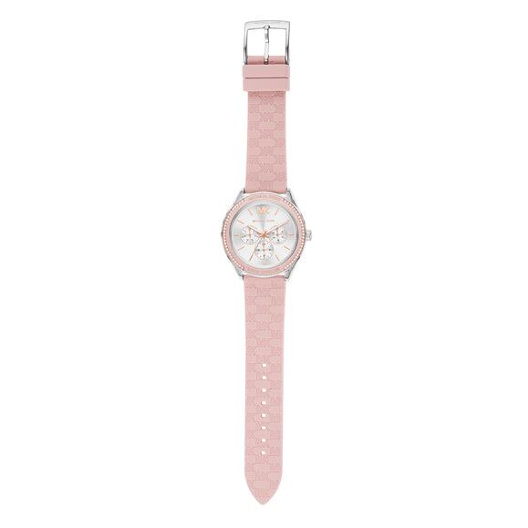 Michael Kors Jessa Quartz Silver Dial Pink Silicone Strap Watch For Women - MK7268 Buy Now By Michael Kors