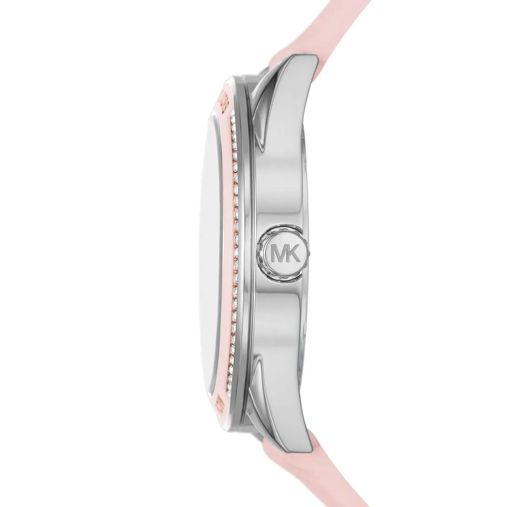 Michael Kors Jessa Quartz Silver Dial Pink Silicone Strap Watch For Women - MK7268 Buy Now By Michael Kors