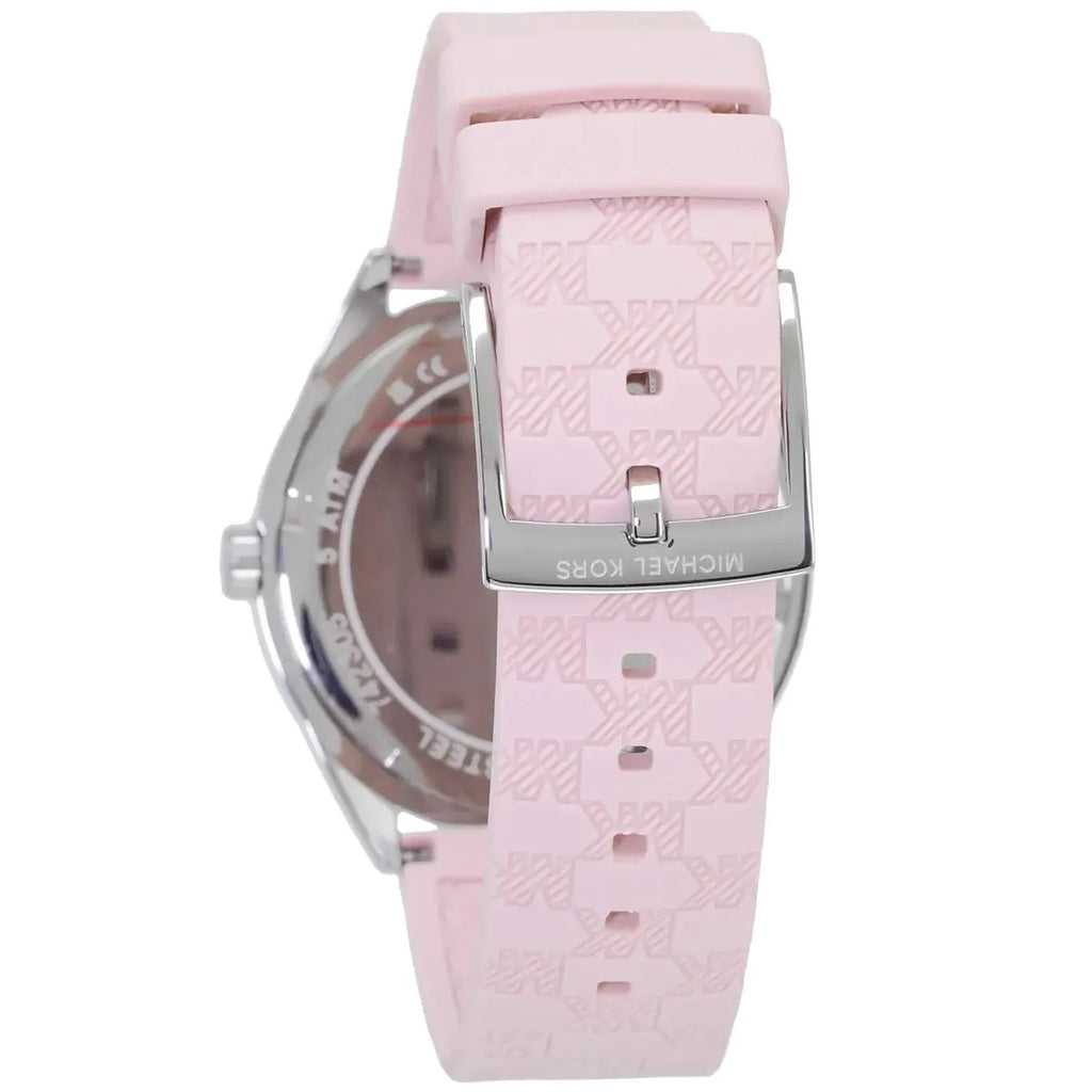 Michael Kors Jessa Quartz Silver Dial Pink Silicone Strap Watch For Women - MK7268 Buy Now By Michael Kors