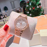 Michael Kors Lennox Three Hand Silver Dial Rose Gold Steel Strap Watch For Women - MK7279 Buy Now By Michael Kors