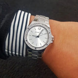 Michael Kors Lennox Three Hand Silver Dial Silver Steel Strap Watch For Women - MK7280 Buy Now By Michael Kors
