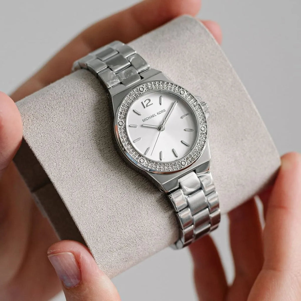 Michael Kors Lennox Three Hand Silver Dial Silver Steel Strap Watch For Women - MK7280 Buy Now By Michael Kors