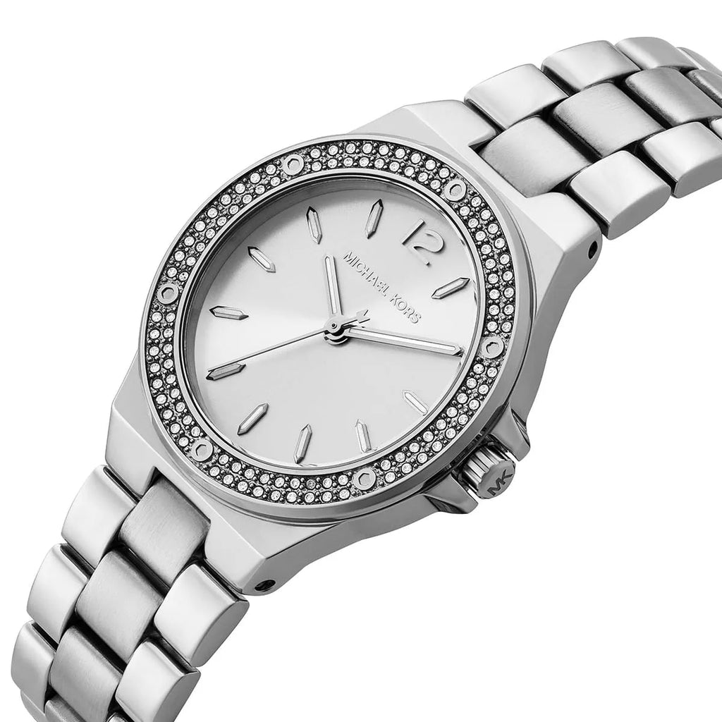 Michael Kors Lennox Three Hand Silver Dial Silver Steel Strap Watch For Women - MK7280 Buy Now By Michael Kors