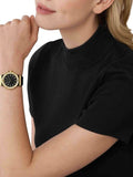 Michael Kors Mini Lennox Quartz Black Dial Black Silicone Strap Watch For Women - MK7281 Buy Now By Michael Kors