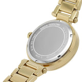 Michael Kors Parker Analog Crystals Gold Dial Gold Steel Strap Watch For Women - MK7283 Buy Now By Michael Kors