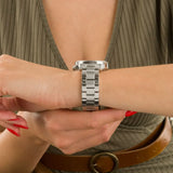 Michael Kors Ritz Chronograph Crystals Silver Dial Silver Steel Strap Watch For Women - MK7301 Buy Now By Michael Kors