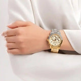 Michael Kors Runway Chronograph Gold Dial Two Tone Steel Strap Watch For Women - MK7329 Buy Now By Michael Kors