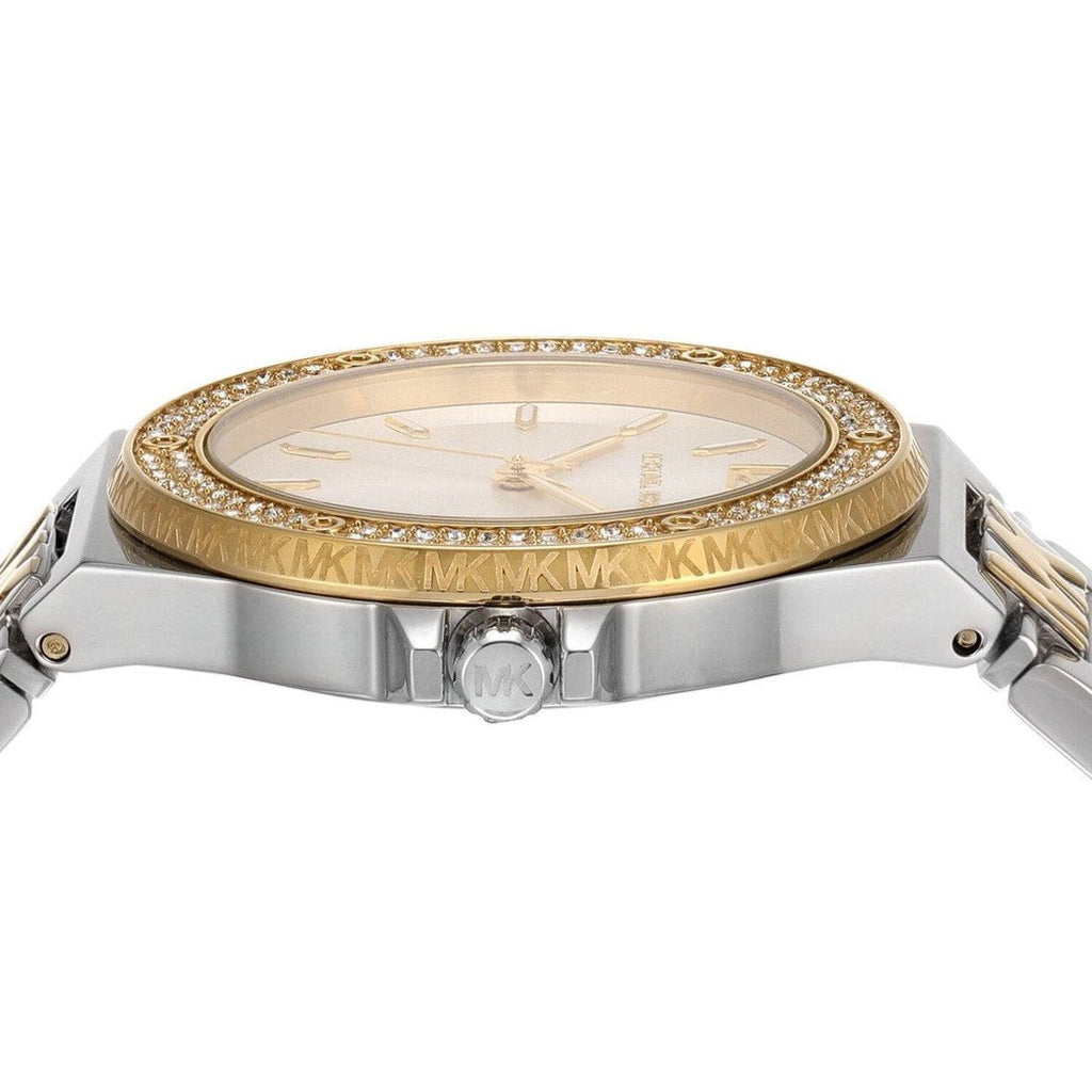 Michael Kors Lennox Three Hand Silver Dial Two Tone Steel Strap Watch For Women - MK7338 Buy Now By Michael Kors