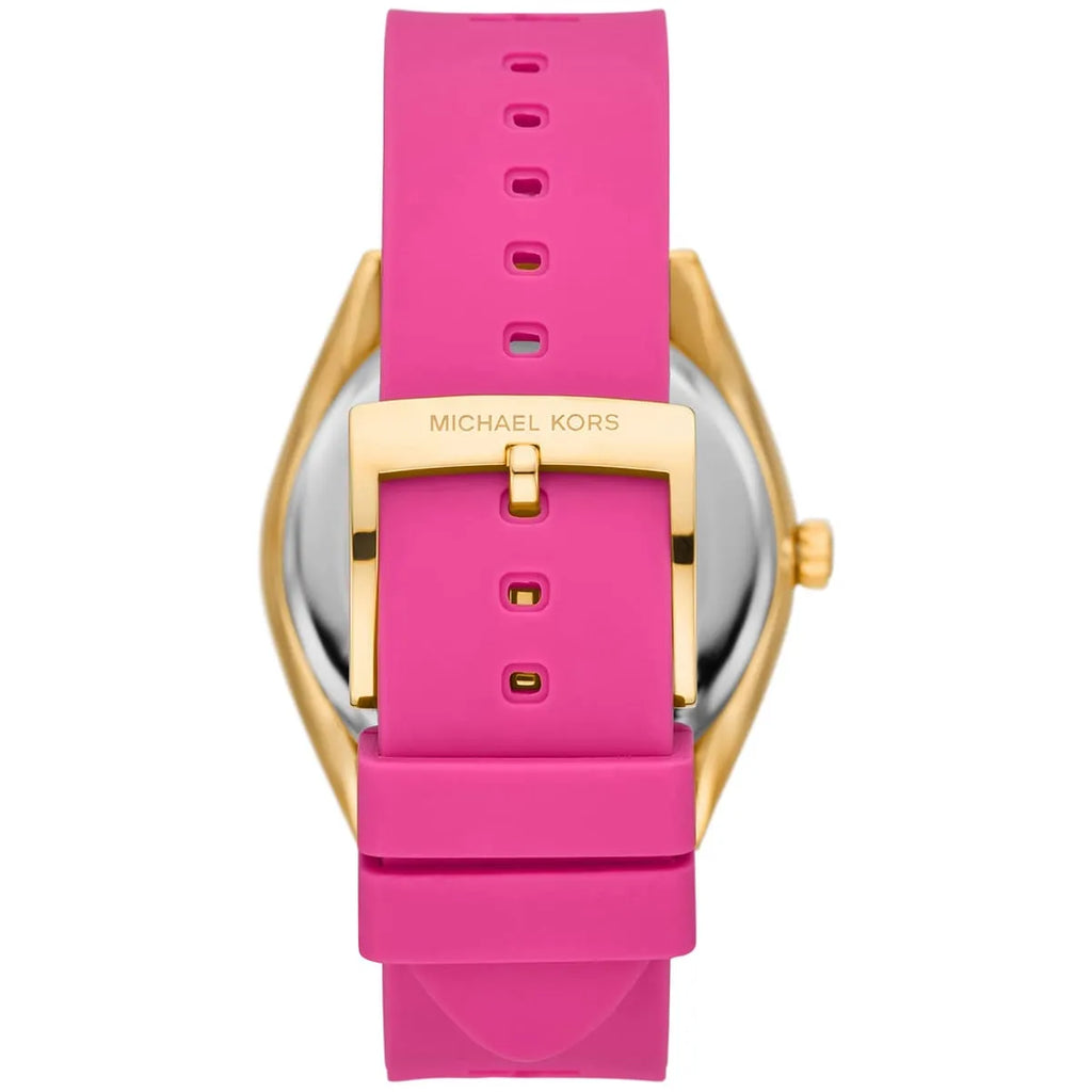 Michael Kors Janelle Quartz Pink Dial Pink Rubber Strap Watch For Women - MK7349 Buy Now By Michael Kors