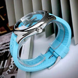 Michael Kors Janelle Quartz Blue Dial Blue Rubber Strap Watch For Women - MK7350 Buy Now By Michael Kors