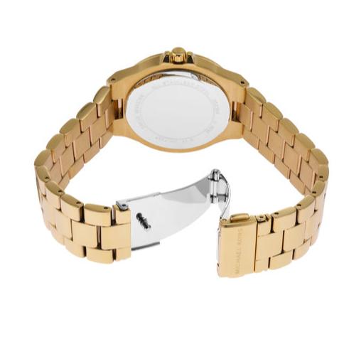 Michael Kors Lenox Three Hand Silver Dial Gold Steel Strap Watch For Women - MK7361 Buy Now By Michael Kors