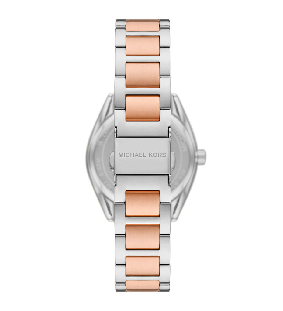 Michael Kors Janelle Silver Dial Two Tone Steel Strap Watch For Women - MK7383 Buy Now By Michael Kors