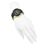 Michael Kors Runway Chronograph Black Dial Black Silicone Strap Watch For Women - MK7385 Buy Now By Michael Kors