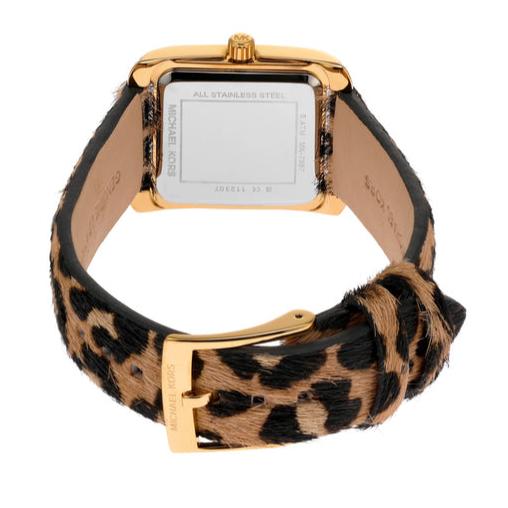 Michael Kors Emery Quartz Diamonds Black Dial Cheetah Print Leather Strap Watch For Women - MK7387 Buy Now By Michael Kors