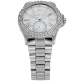 Michael Kors Everest Three hand Silver Dial Silver Steel Strap Watch For Women - MK7403 Buy Now By Michael Kors
