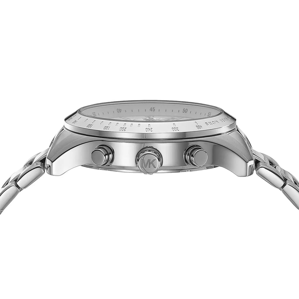 Michael Kors Berkley Chronograph Silver Dial Silver Steel Strap Watch For Women - MK7413 Buy Now By Michael Kors