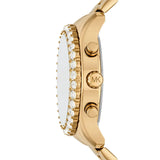 Michael Kors Berkley Chronograph Black Dial Gold Steel Strap Watch For Women - MK7414 Buy Now By Michael Kors