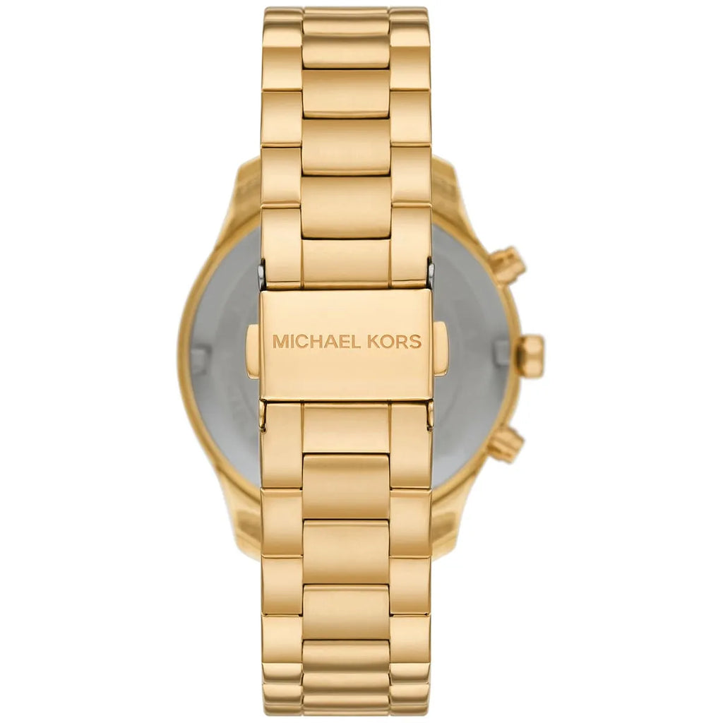 Michael Kors Berkley Chronograph Black Dial Gold Steel Strap Watch For Women - MK7414 Buy Now By Michael Kors