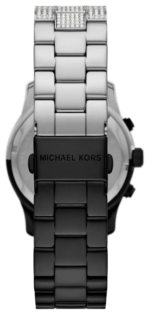Michael Kors Runway Pavé Black Dial Two Tone Steel Strap Watch for Women - MK7433 Buy Now By Michael Kors