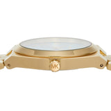 Michael Kors Lennox Analog Blue Dial Gold Steel Strap Watch for Women - MK7460 Buy Now By Michael Kors