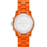 Michael Kors Runway Chronograph Limited Edition Orange Dial Orange Steel Strap Watch for - MK7477LE Buy Now By Michael Kors
