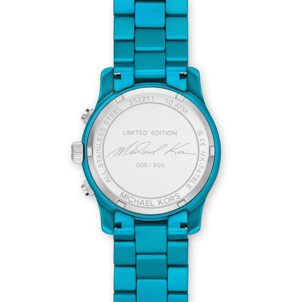 Michael Kors Runway Limited Edition Blue Dial Blue Steel Strap Watch for Women - MK7479LE Buy Now By Michael Kors