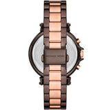 Michael Kors Maren Chronograph Brown Dial Two Tone Steel Strap Watch for Women - MK7496 Buy Now By Michael Kors