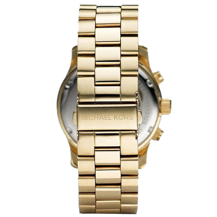 Michael Kors Runway Gold Dial Gold Steel Strap Watch for Men - MK8077 Buy Now By Michael Kors