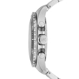 Michael Kors Everest Chronograph Black Dial Silver Steel Strap Watch For Men - MK8256 Buy Now By Michael Kors