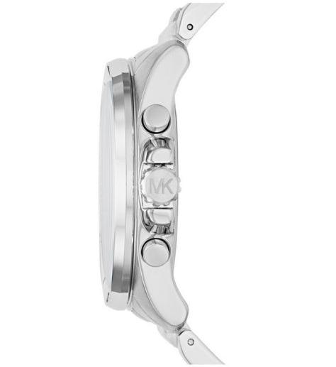 Michael Kors Brecken Chronograph Blue Dial Two Tone Steel Strap Watch For Men - MK8437 Buy Now By Michael Kors